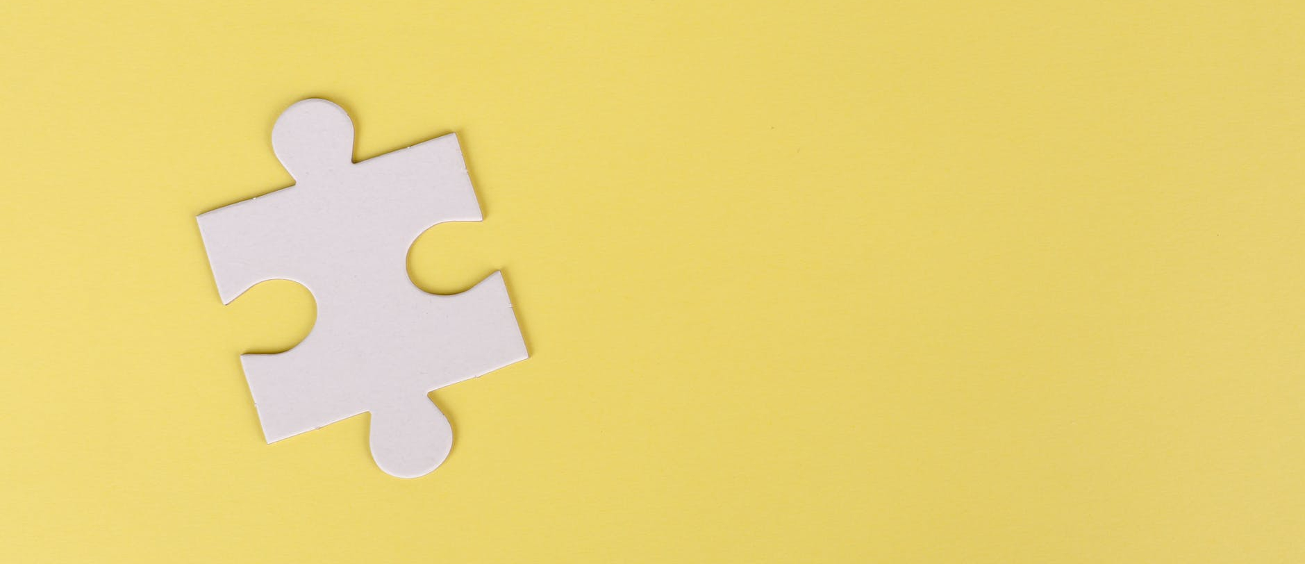 Puzzle piece to show the value of modular thinking